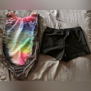 Girls Leotard Small (5-6) Matching Set